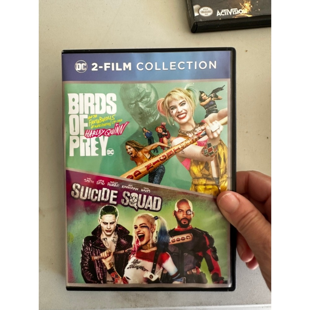DC 2-Film Collection Birds of Prey Suicide Squad DVD Margot Robbie Harley Quinn